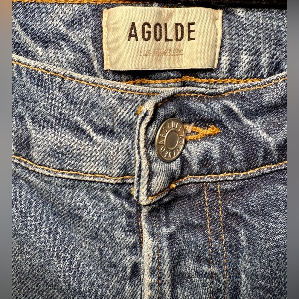 NWOT Agolde Riley High Rise denim Size 29 - Picture 2 of 5